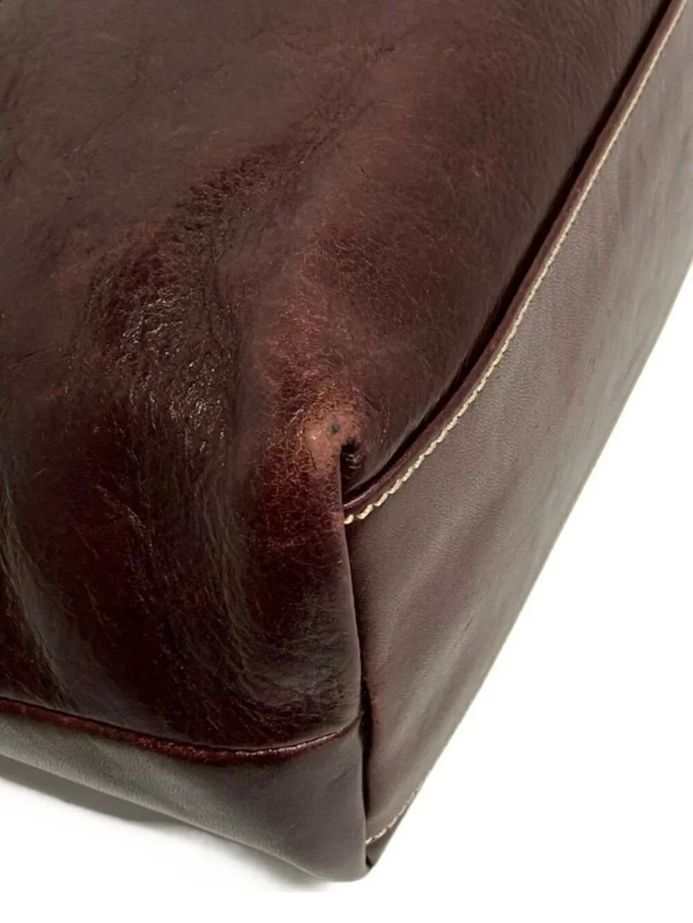 ALBERO Dark Brown Leather Handbag